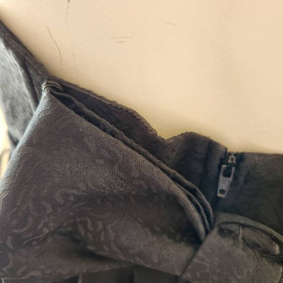 Forever21 M women's black sweetheart evening formal dress sleeveless nwt - Picture 4 of 7